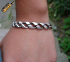 BRATARA ARGINT 25 GRAME! BARBATI! foto
