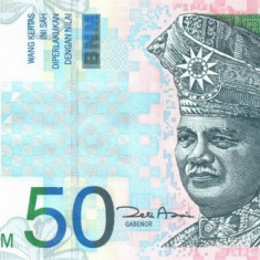 MALAEZIA █ bancnota █ 50 Ringgit █ 2001 █ P-43d █ UNC █ necirculata