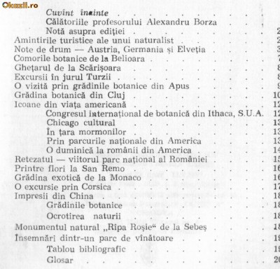 Alexandru Borza - Amintirile turistice ale unui naturalist foto