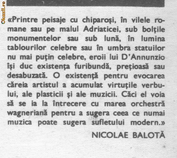D`Annunzio - Focul