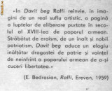 Raffi - Davit Beg, 1976