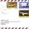 AA Aerofilatelie , avioane,plic circulat prin avion,Singapore