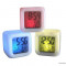 Cub Multicolor cu Ceas , Calendar , Termometru si Alarma