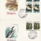 set 4 FDC URSS - Pasari de apa