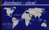 Card distributor/client Oriflame, Romania