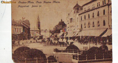 4048 Oradea Piata Regina Maria circulata 1923 foto