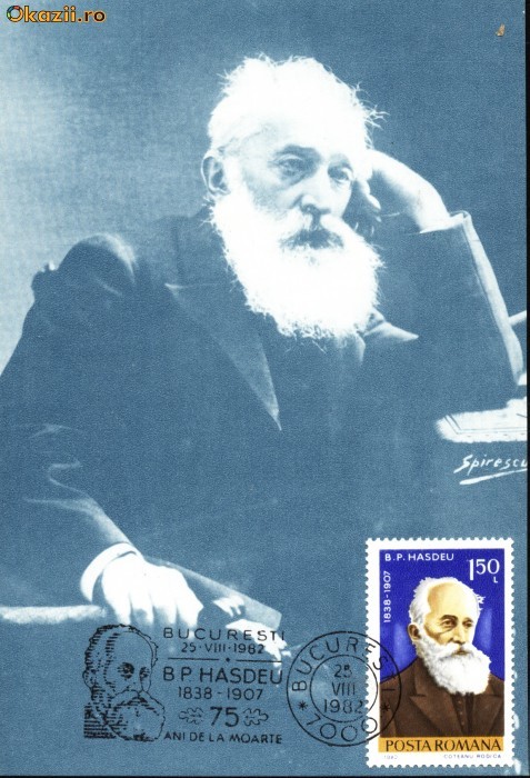 Maxima Bogdan Petriceicu Hasdeu, scriitor roman Maxima Bogdan Petriceicu Hasdeu, scriitor roman