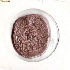 PV-067 Moneda bizantina CONSTANTIN IX Follis c.1050 foto