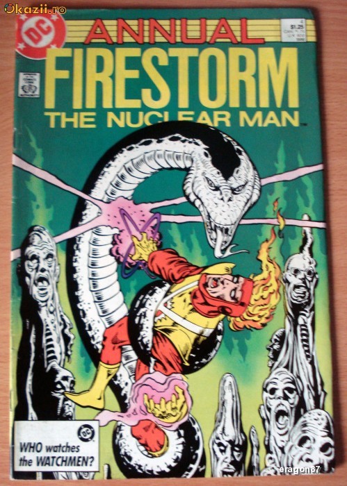 Firestorm . The Nuclear Man Annual 1986 DC Comics foto mare Firestorm . The Nuclear Man Annual 1986 DC Comics foto mare