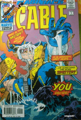 Cable Flashback #1 Marvel Comics foto