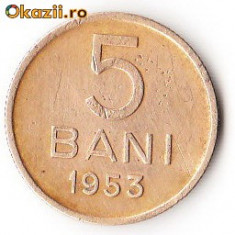 5 BANI 1953 foto