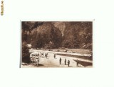 CP161-01 Tusnad -Parcul -RPR -sepia -scrisa 1951 -necirculata