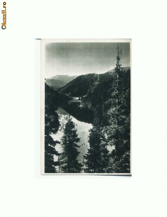 CP161-09 Lacul Rosu(Ghilcos) -RPR -scrisa 1955 - necirculata