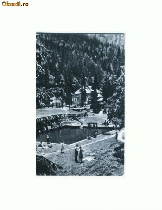 CP162-31 Lacul Rosu -Strandul -RPR -circulata 1963