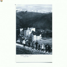 CP162-49Sinaia -Hotelul turistic Cota 1400 -RPR-circulata 1959