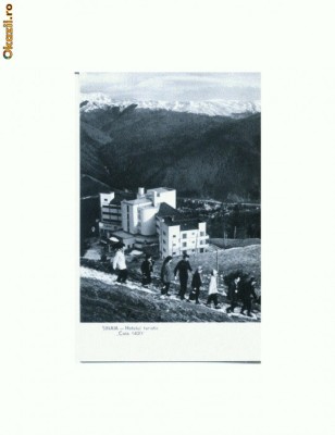 CP162-49Sinaia -Hotelul turistic Cota 1400 -RPR-circulata 1959 foto