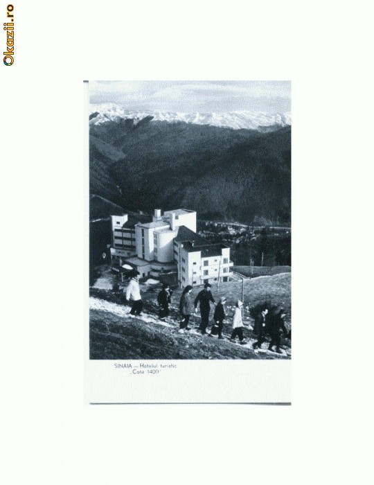 CP162-49Sinaia -Hotelul turistic Cota 1400 -RPR-circulata 1959 CP162-49Sinaia -Hotelul turistic Cota 1400 -RPR-circulata 1959