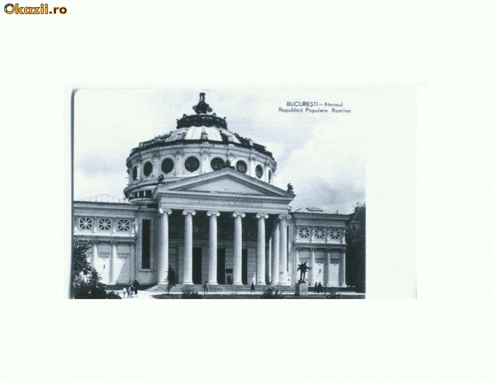 CP162-87 Bucuresti -Ateneul RPR -circulata1967