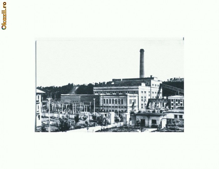 CP163-17 Comanesti -Termocentrala -RPR -circulata 1966 CP163-17 Comanesti -Termocentrala -RPR -circulata 1966