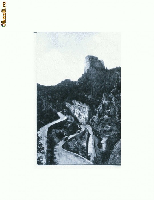 CP163-25 Serpentine in Cheile Bicazului -RPR -circulata 1962?