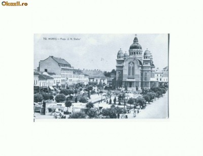 CP163-41 Tg. Mures -Piata ,, I. V. Stalin&amp;amp;quot; -circulata 1959 foto