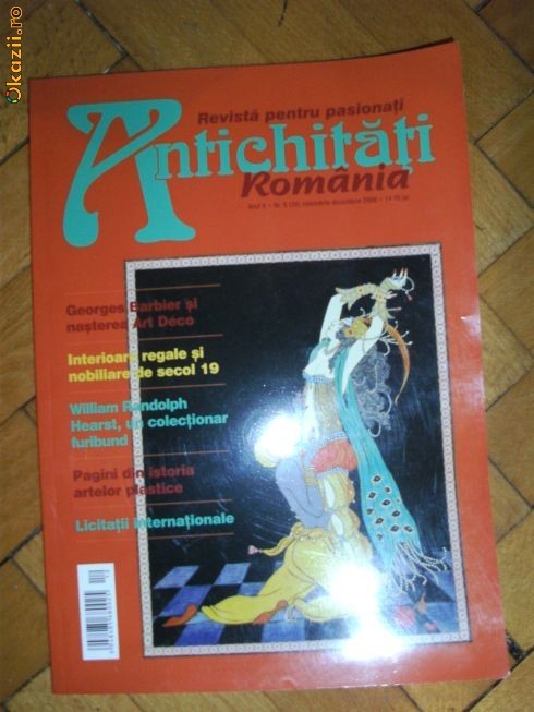 REVISTA ANTICHITATI ROMANIA ,nr.6/2008 REVISTA ANTICHITATI ROMANIA ,nr.6/2008
