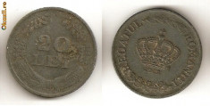 Moneda 20 Lei Regatul Romaniei - 1942 foto