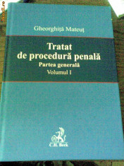 Tratat de procedura penala vol 1 foto