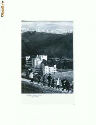 CP166-17 Sinaia -Hotelul turistic ,,Cota 1400-circulata 1960 foto