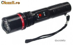 Electrosoc Puternic si Lanterna cu Halogen TW-105 foto