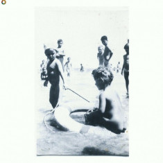CP167-51 Vasile Roaita -Copii la plaja -RPR -circulata 1957