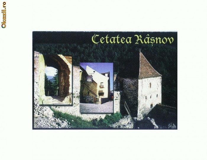 CP167-64 Cetatea taraneasca Rasnov, sec. XIV -necirculata CP167-64 Cetatea taraneasca Rasnov, sec. XIV -necirculata