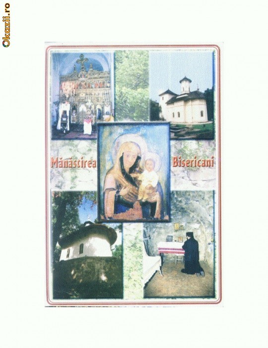 CP167-70 Manastirea Bisericani -necirculata