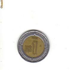 bnk mnd Mexic 1 peso 1993 , bimetal