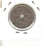 Bnk mnd Belgia 25 centimes 1913, Europa