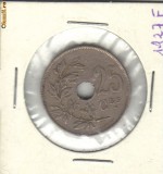 Bnk mnd Belgia 25 centimes 1927, Europa