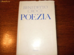 Benedetto Croce - Poezia foto