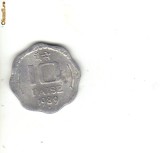 Bnk mnd India 10 paise 1989, Asia