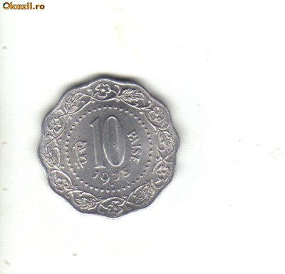 bnk mnd India 10 paise 1973 unc foto