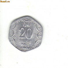 bnk mnd India 20 paise 1983 unc