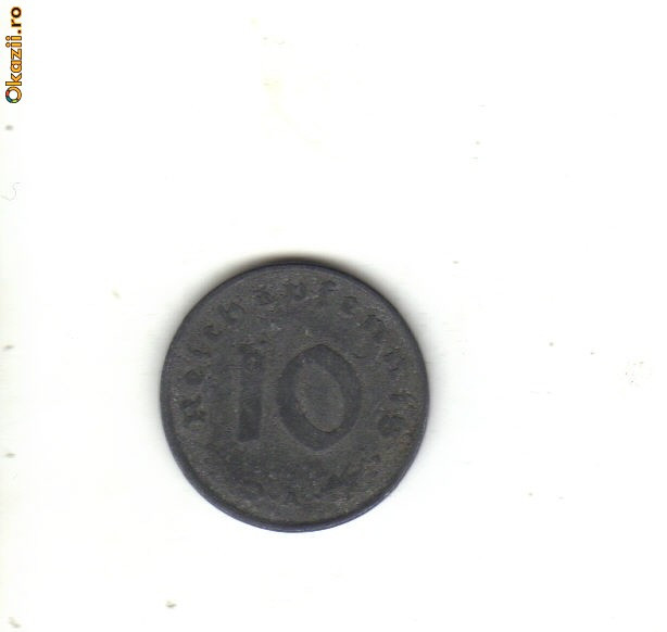 bnk mnd Germania 10 reichspfennig 1942A