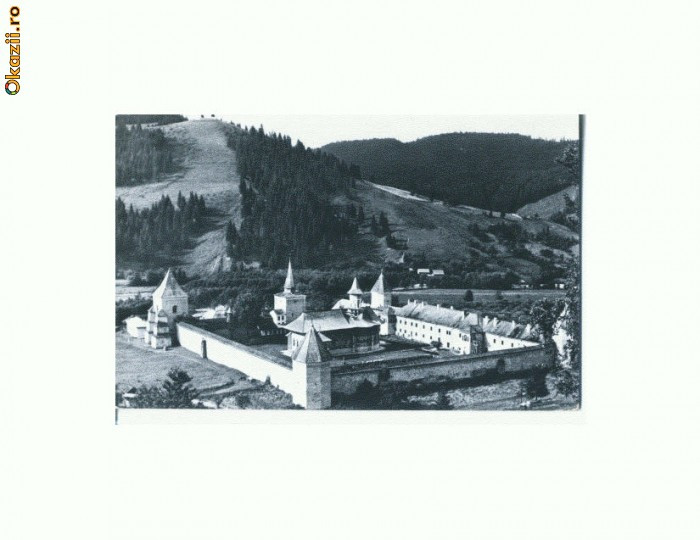 CP169-13 Manastirea Sucevita -RPR -circulata 1966