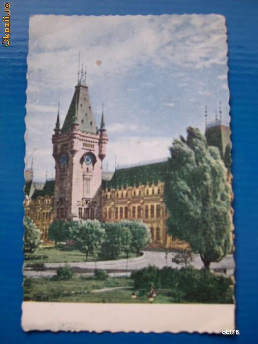 Iasi - Palatul Cultural, color, 1959 # R.P.R.