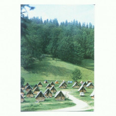 CP169-87 Jud.Harghita , Borsec: Camping -circulata 1970