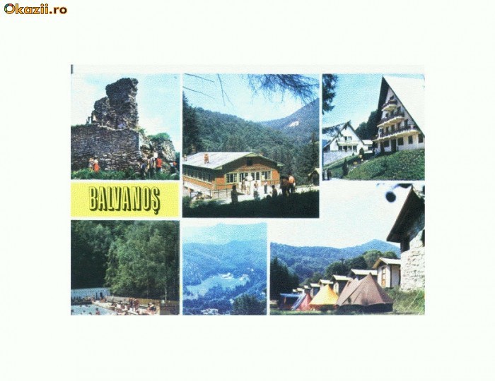 CP170-33 Complexul turistic Balvanos -circulata 1977 CP170-33 Complexul turistic Balvanos -circulata 1977