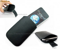 HUSA piele eco iPhone 2G 3G 3Gs iPOD TOUCH - APPLE SIGN foto