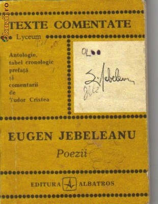 Eugen Jebeleanu - Poezii foto