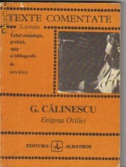 G Calinescu - Enigma Otiliei