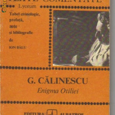 G Calinescu - Enigma Otiliei