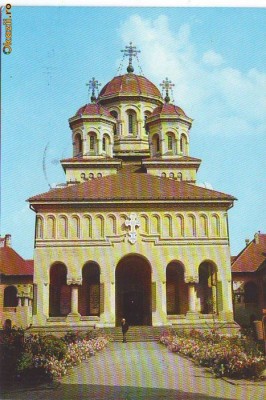 S-1848 Alba Iulia Catedrala Ortodoxa Circulata foto